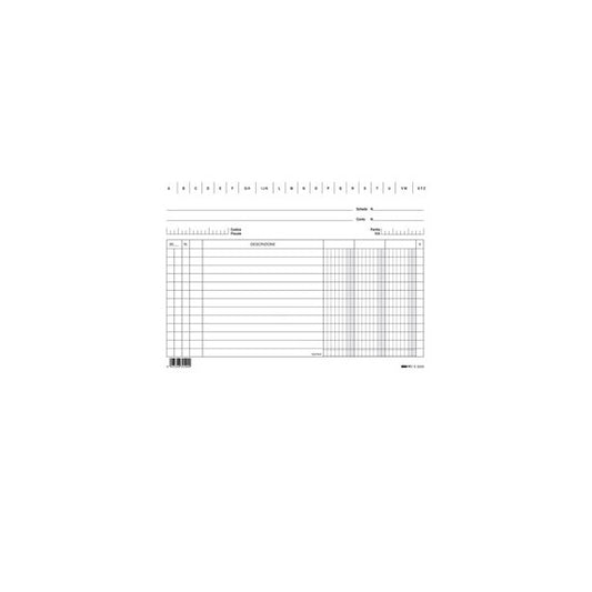 Schede in cartoncino 3 colonne - 15 x 21 cm orizzontale - Edipro - conf. 100 pezzi