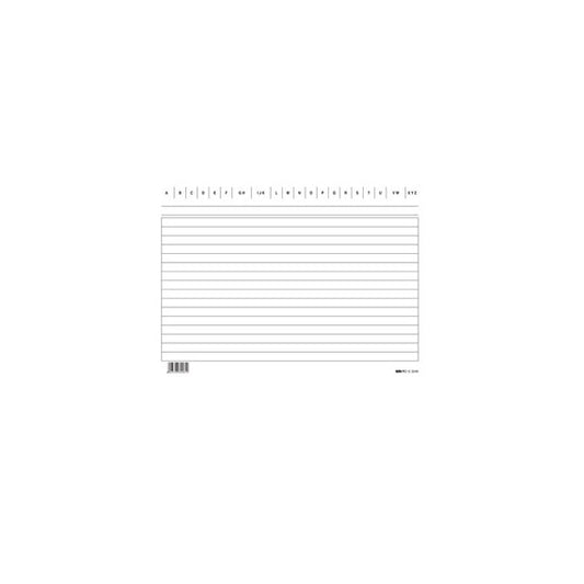 Schede in cartoncino rigate - 15 x 21 cm orizzontale - Edipro - conf. 100 pezzi