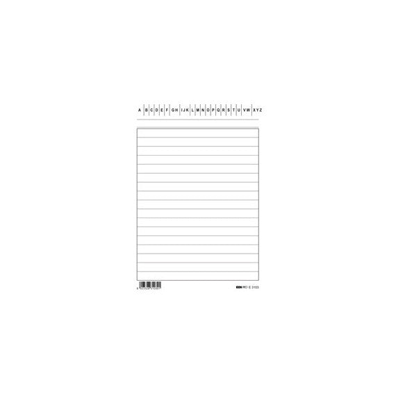 Schede in cartoncino rigate - 15x10,5 cm verticale - Edipro - conf. 100 pezzi