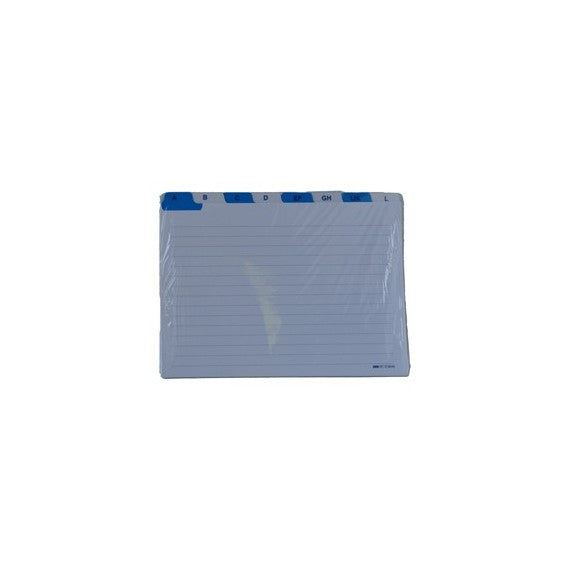 Schede - rubrica A/Z - 15x21 cm (orizzontale) - bianco - Edipro
