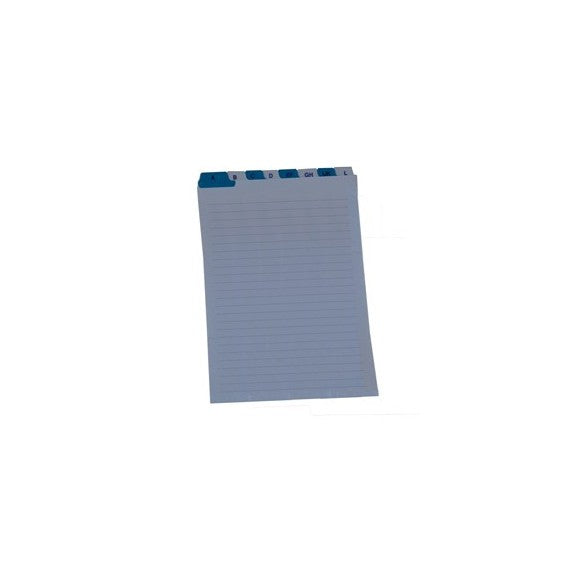 Schede - rubrica A/Z - 21x15 cm (verticale) - bianco - Edipro
