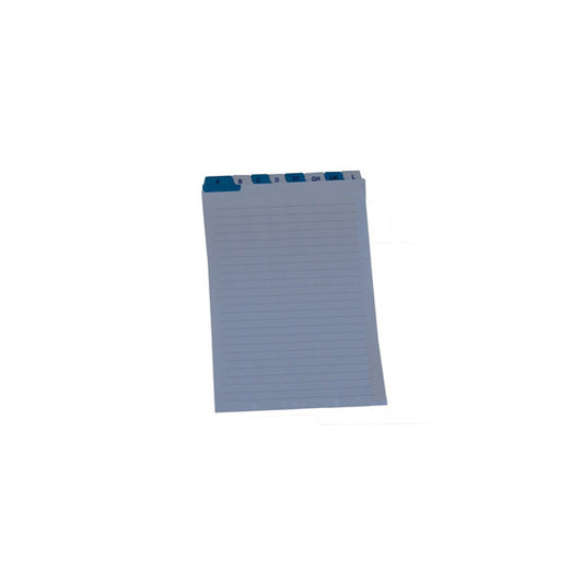 Schede - rubrica A/Z -  24x17 cm (verticale) - bianco - Edipro