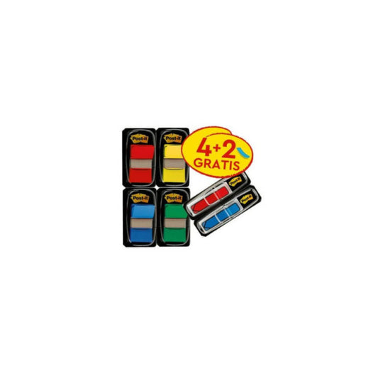 Segnapagina Post-it® 680 + Post-it® Mini 684 Freccia - PROMO PACK 4+2 - 680-VAD5EU