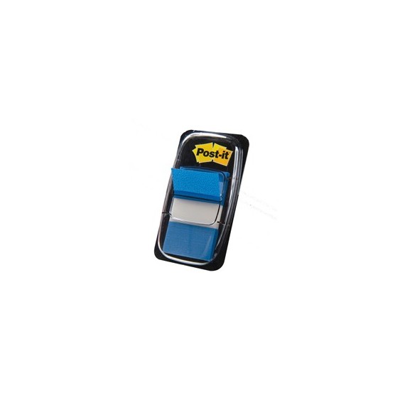 Segnapagina Post it® Index Medium - 680-2 - 25,4 x 43,2 mm - blu - Post it® - conf. 50 pezzi