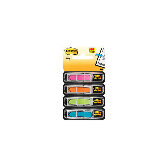 Segnapagina Post it® Index Mini Freccia - 684-ARR4 - 4 colori vivaci - Post it® - conf. 96 pezzi