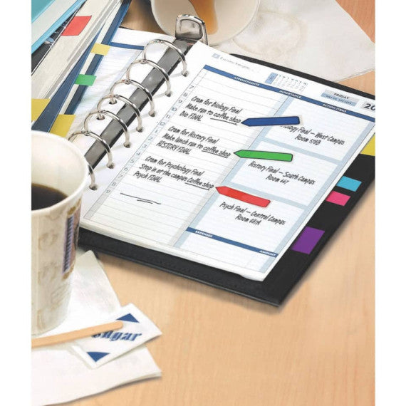 Segnapagina Post-it® Mini 684 Freccia 12x43,6 mm - assortiti 5 colori conf. 5 dipenser - 684-ARR1EU