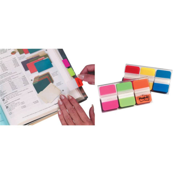 Segnapagina removibii Post-it® Index Strong 686 - 3 colori classici 3 blocchetti da 22 - 686-RYBEU