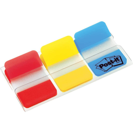 Segnapagina removibii Post-it® Index Strong 686 - 3 colori classici 3 blocchetti da 22 - 686-RYBEU