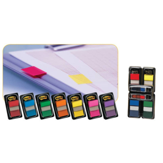 Segnapagina removibili Post-it® Index Medium con dispenser arancione 50 segnapagina - 680-4