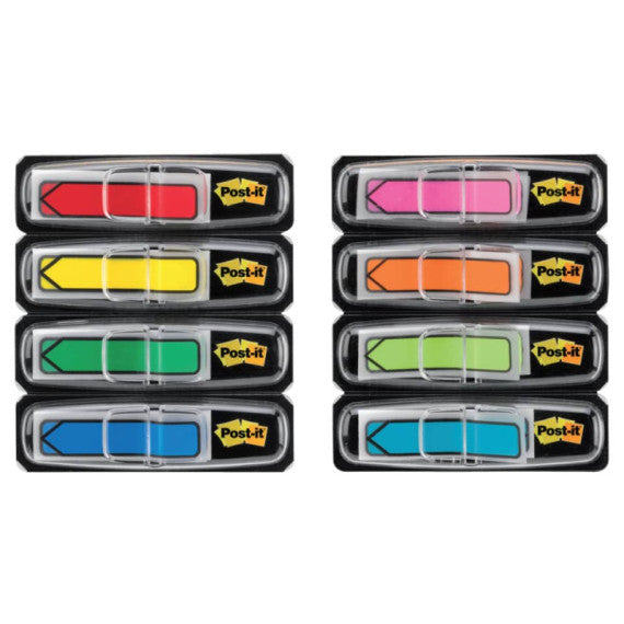 Segnapagina removibili Post-it® Index Mini ''Freccia'' 684 classici assortiti 4 confezioni da 24 - 684ARR3