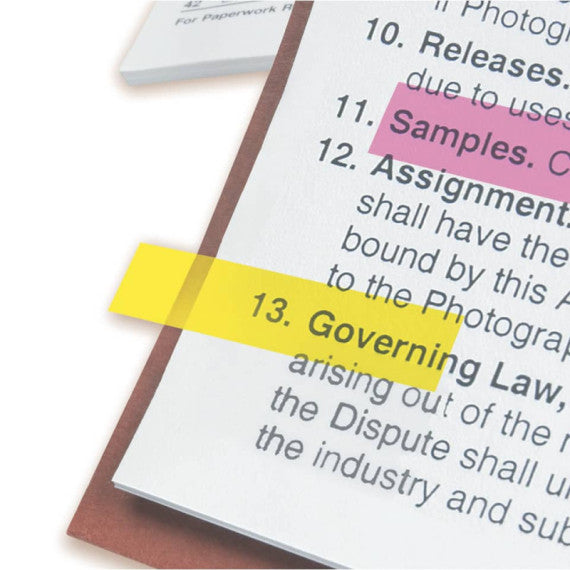 Segnapagina removibili Post-it® Index Mini full color con dispenser fluo assortiti  conf. da 100 - 683-HF5EU