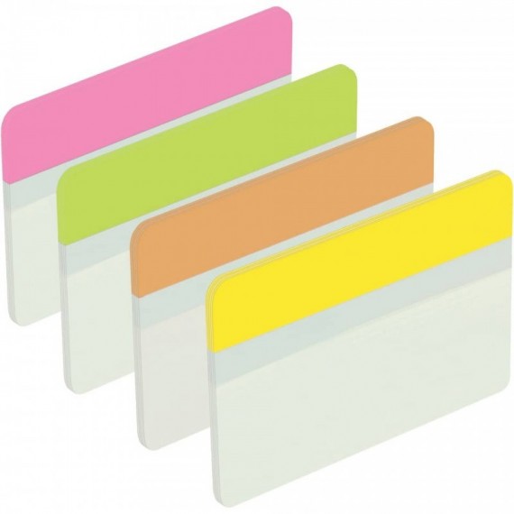 Segnapagina removibili Post-it® Index Strong bordi assortiti per archivio 4 blocchetti da 6 - 686-PLOY-EU