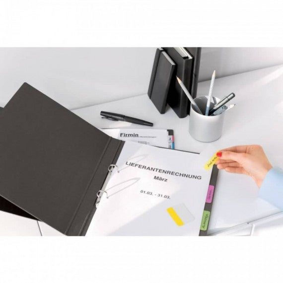 Segnapagina removibili Post-it® Index Strong bordi assortiti per archivio 4 blocchetti da 6 - 686-PLOY-EU