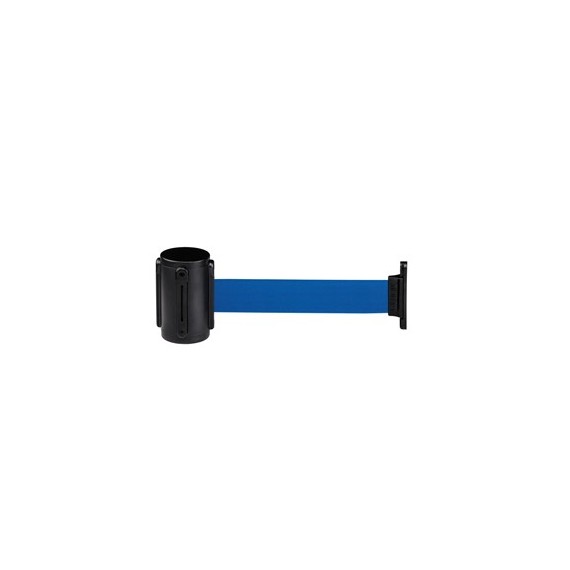 Segnapercorso murale Alfa Mural - nero - diametro 6 cm - con nastro blu 200 cm - Medial International