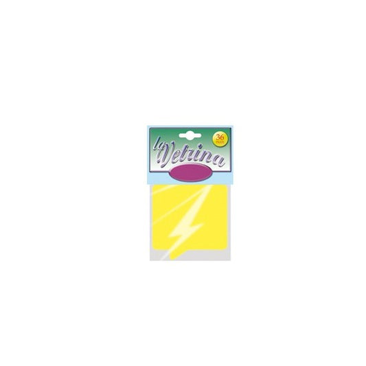 Segnaprezzi Fumetto - 8x8,5 cm - giallo -  CWR - conf. 36 pezzi