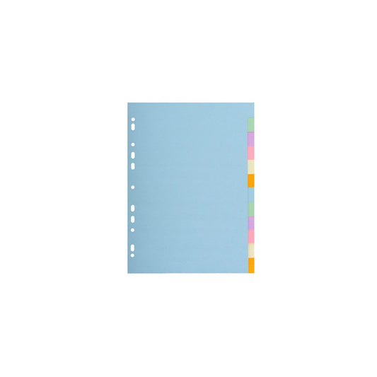 Separatore Forever Pastel - A4 - 12 tasti - cartoncino - 170 gr - Exacompta