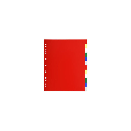 Separatore neutro a 12 tacche - PPL - colori assortiti - A4 Maxi - Exacompta