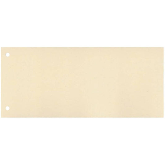 Separatore per archivio con due fori Q-Connect 24x10,5 cm 190 g/m² cuoio conf. da 100 - KF00514