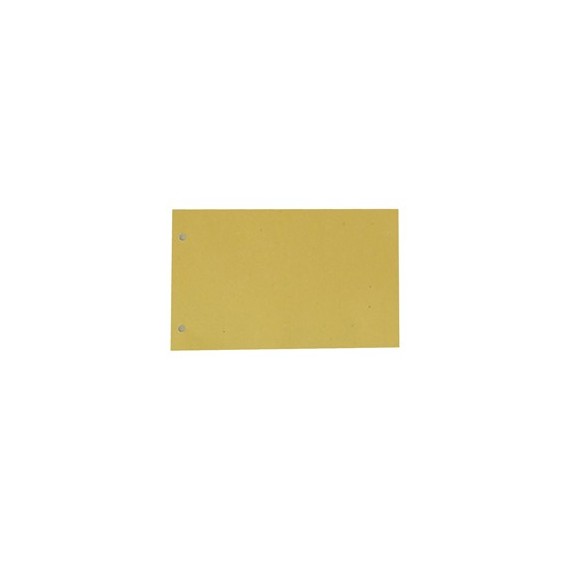 Separatori - cartoncino Manilla 200 gr - 12,5x23 cm - giallo - Cartotecnica del Garda - conf. 200 pezzi