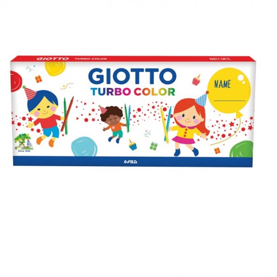 Set 12 astucci da 6 pennarelli - turbo color party gifts - Giotto