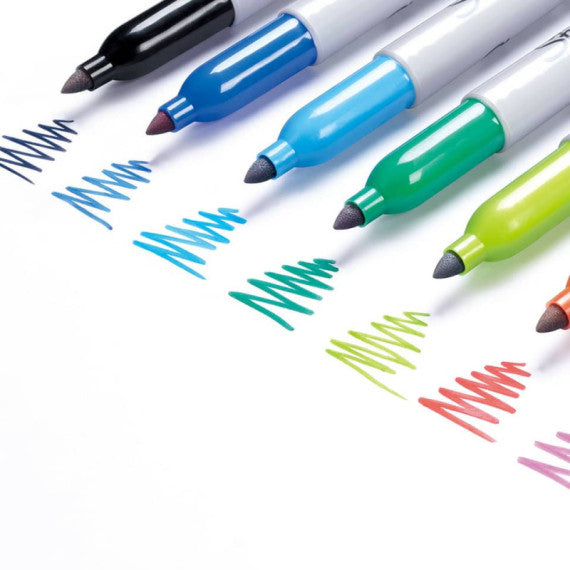 Set 4 pennarelli indelebili punta fine SHARPIE assortito 1985858