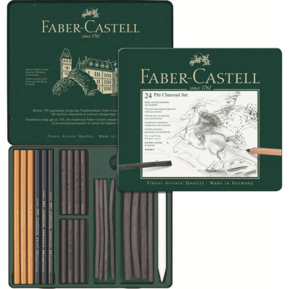 Set belle arti Faber Castell Monochrome charcoal - 112978