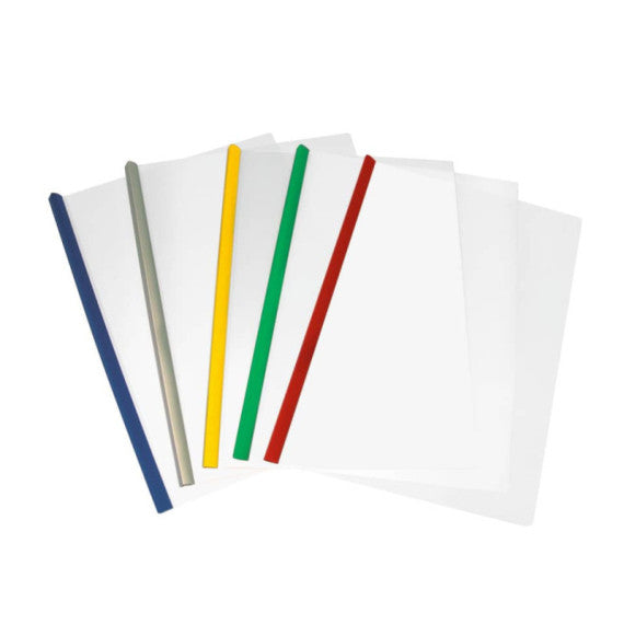 Set rilegatura dorsi e copertine IKona+ in PVC - conf. 5 dorsini + 5 copertine A4 - 09132