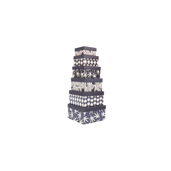Set scatole regalo - dimensioni assortite - fantasia Faith - conf. 6 pezzi