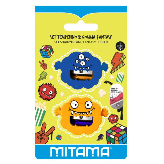 Set Temperino in plastica con gomma Mitama Fantasy - Forme Boy - conf. 2 pezzi - 62859