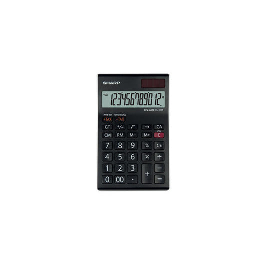 Sharp - Calcolatrice da Tavolo EL-124T - 12 cifre - EL-124T