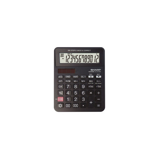Sharp - Calcolatrice da Tavolo EL-CC12D - 12 cifre - EL-CC12D