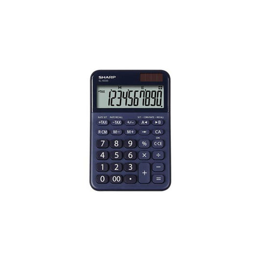 Sharp - Calcolatrice da tavolo EL M335 - 10 cifre - Blu - ELM335 BBL
