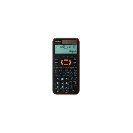 Sharp - Calcolatrice Scientifica EL-W531XG - Arancione - ELW531XGYR