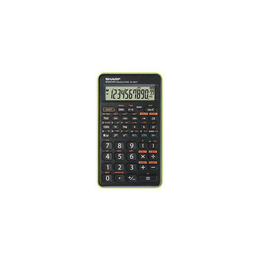 Sharp - Calcolatrice scientifica - verde - EL 501TBGR