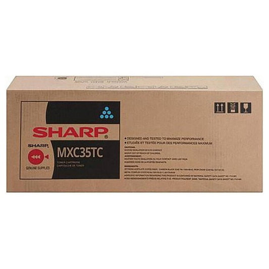 Sharp MX-C35TC ciano toner originale Sharp MX-C357F, MX-C407P MXC35TC capacità 6.000 pagine