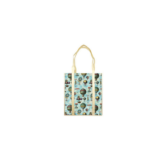 Shopper con manici - fantasia Air Ballons - 35 x 40 x 8 cm - carta lavabile 100 gr - Kartos