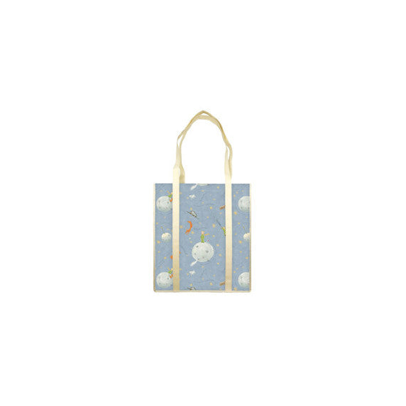 Shopper con manici - fantasia Il Piccolo Principe - 35 x 40 x 8 cm - carta lavabile 100 gr - Kartos