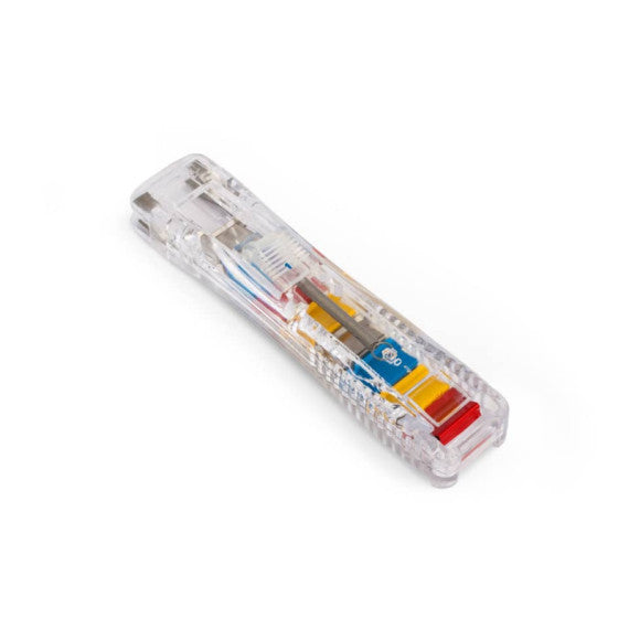 Sparamolle lebez Superclip fino a 30 ff. trasparente. Con 25 molle 1060