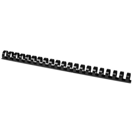 Spirali in PVC per rilegatura Q-Connect 18 mm colore nero - conf. 50 pezzi - KF32114