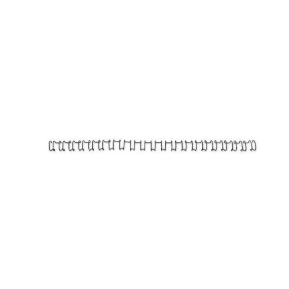 Spirali metalliche a 21 anelli GBC WireBind 14 mm A4 nero conf da 100 spirali - IB165429