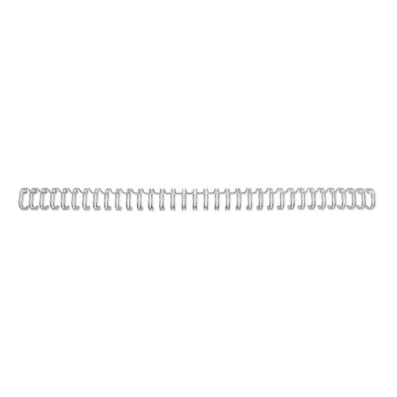 Spirali metalliche a 34 anelli GBC WireBind 11 mm A4 argento - fino a 100 fogli - conf. 100 pezzi - RG810797