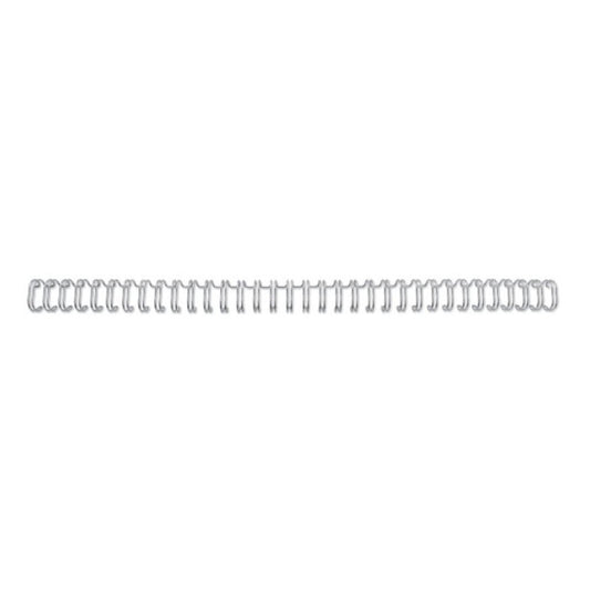 Spirali metalliche a 34 anelli GBC WireBind 11 mm A4 argento - fino a 100 fogli - conf. 100 pezzi - RG810797