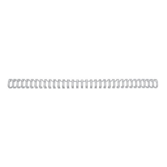 Spirali metalliche a 34 anelli GBC WireBind 11 mm A4 argento - fino a 100 fogli - conf. 100 pezzi - RG810797