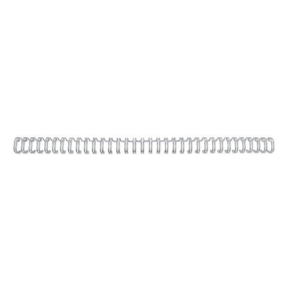 Spirali metalliche a 34 anelli GBC Wirebind 12 mm A4 argento - fino a 115 fogli - conf. 100 pezzi - RG810897