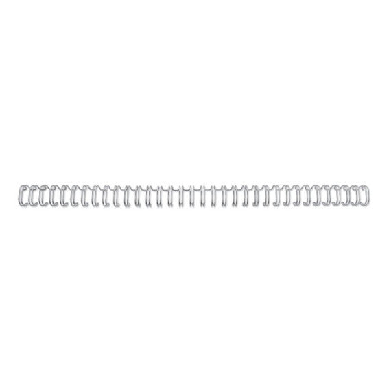Spirali metalliche a 34 anelli GBC Wirebind 12 mm A4 argento - fino a 115 fogli - conf. 100 pezzi - RG810897