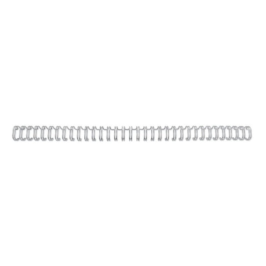 Spirali metalliche a 34 anelli GBC WireBind 14 mm a4 argento conf da 100 spirali - RG810997