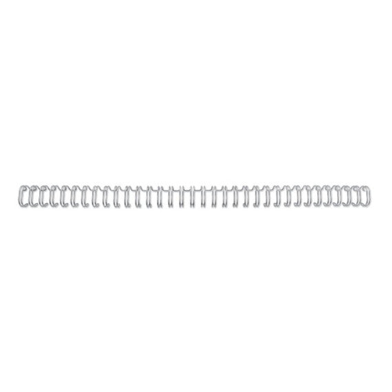 Spirali metalliche a 34 anelli GBC WireBind 14 mm a4 argento conf da 100 spirali - RG810997