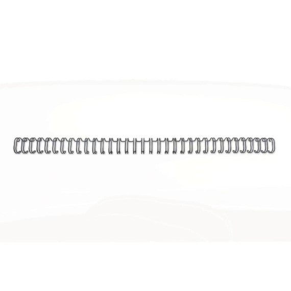 Spirali metalliche a 34 anelli GBC WireBind 14 mm a4 nero conf da 100 spirali - RG810910