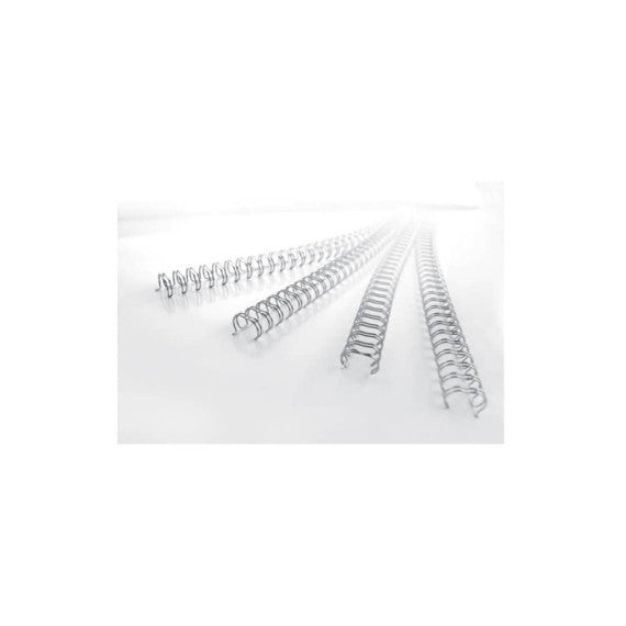Spirali metalliche a 34 anelli GBC WireBind 14 mm a4 nero conf da 100 spirali - RG810910