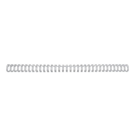 Spirali metalliche a 34 anelli GBC WireBind 6 mm A4 argento - fino a 55 fogli - conf. 100 pezzi - RG810497